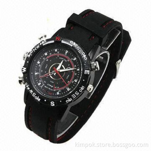 1280 x 960-pixel 8GB HD Waterproof Sports Spy Watch with Hidden Camera